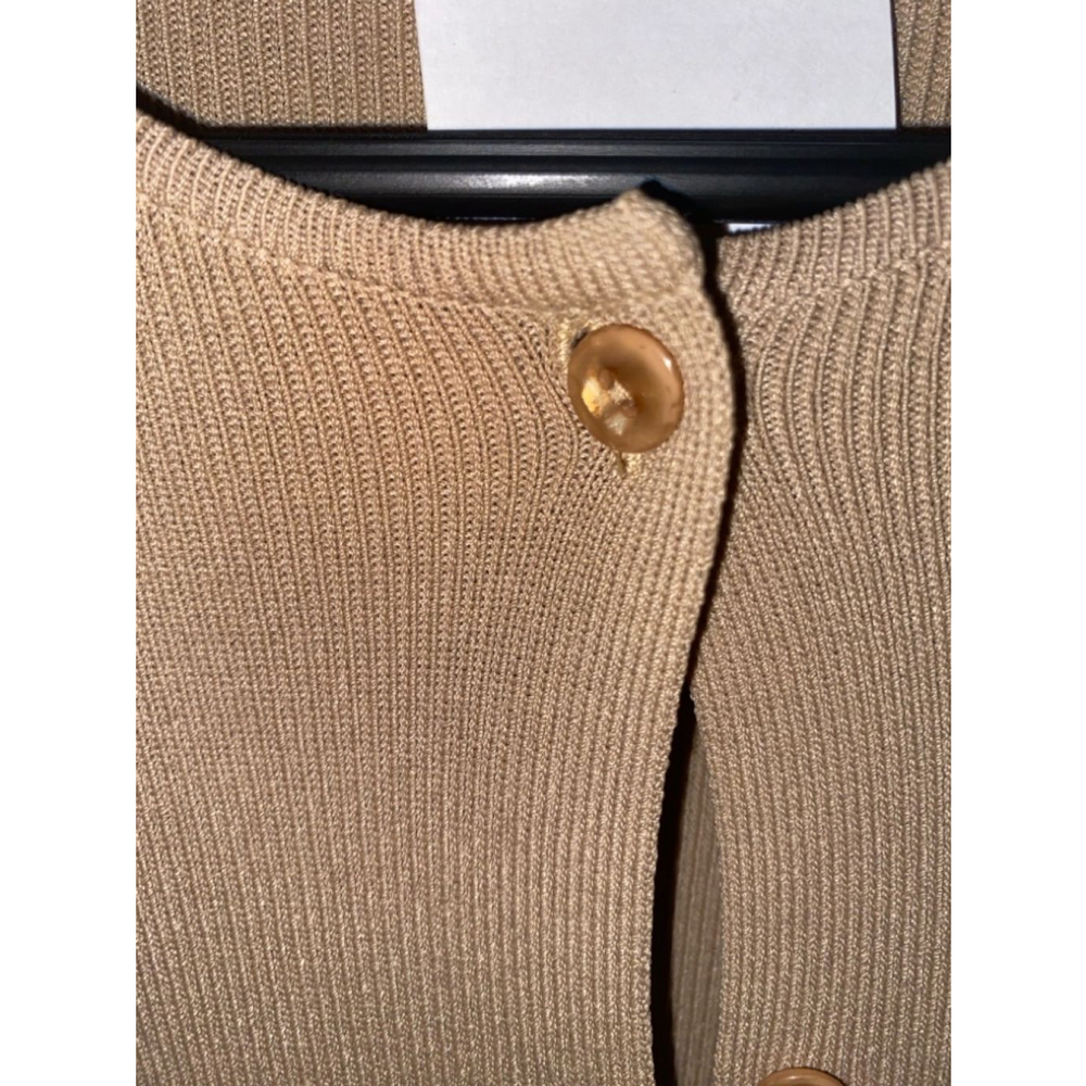 Women's Kenar Brown and Tan Tie Dye Cardigan Sweater Size M - Picture 5 of 8